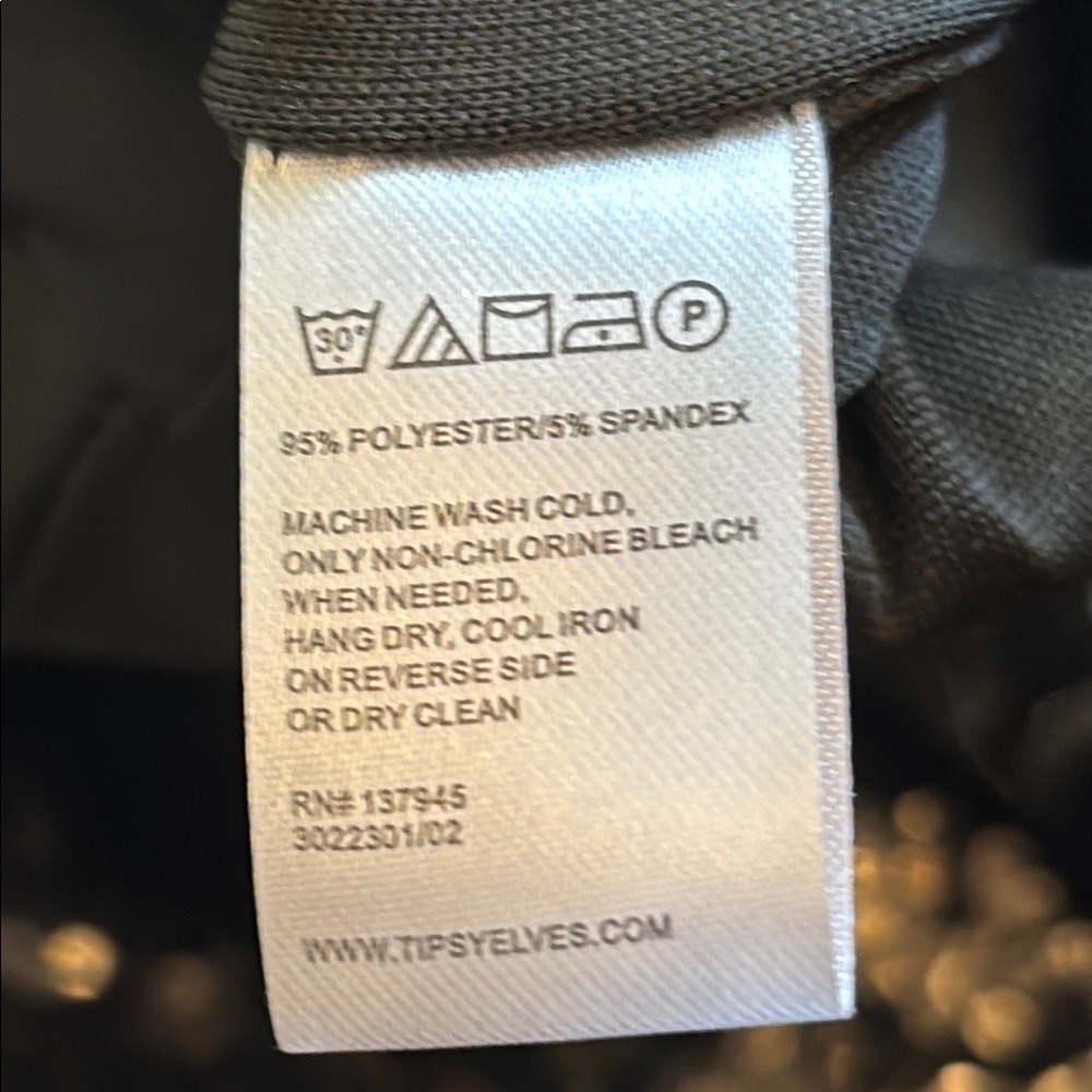 Tipsy Elves Black Spandex Blend - Picture 4 of 5